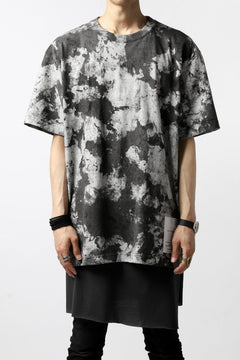 Load image into Gallery viewer, DEFORMATER.® "SPLASH" BACK LOGO TEE / MOTTLED DYING (MIX GREY)