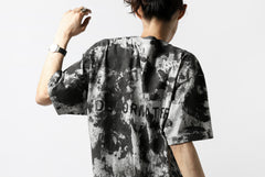 Load image into Gallery viewer, DEFORMATER.® "SPLASH" BACK LOGO TEE / MOTTLED DYING (MIX GREY)
