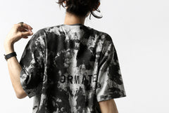Load image into Gallery viewer, DEFORMATER.® "SPLASH" BACK LOGO TEE / MOTTLED DYING (MIX GREY)
