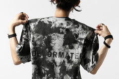 Load image into Gallery viewer, DEFORMATER.® "SPLASH" BACK LOGO TEE / MOTTLED DYING (MIX GREY)