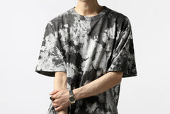 Load image into Gallery viewer, DEFORMATER.® "SPLASH" BACK LOGO TEE / MOTTLED DYING (MIX GREY)