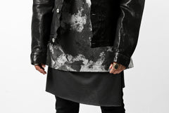 Load image into Gallery viewer, DEFORMATER.® "SPLASH" BACK LOGO TEE / MOTTLED DYING (MIX GREY)