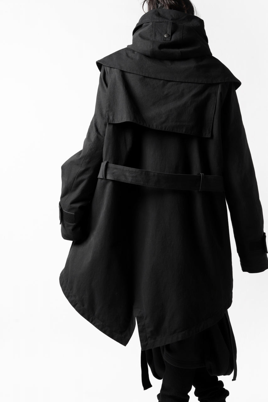 画像をギャラリービューアに読み込む, DEFORMATER.® FLAPPED MODS COAT / EXTRA WARM EDITION (BLACK)