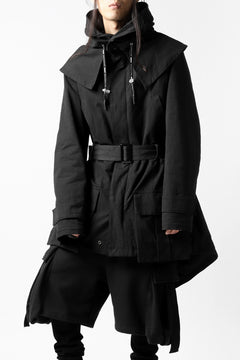 画像をギャラリービューアに読み込む, DEFORMATER.® FLAPPED MODS COAT / EXTRA WARM EDITION (BLACK)