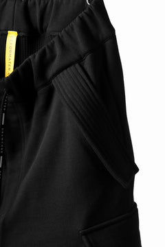 Load image into Gallery viewer, DEFORMATER.® LAYER CARGO PANTS / FLEECY HEAT+WAFFLE JERSEY (BLACK)