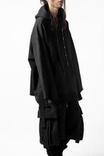 画像をギャラリービューアに読み込む, DEFORMATER.® CUTTING EDGE HOODIE / FLEECY HEAT COTTON (BLACK)