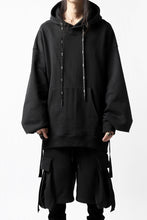画像をギャラリービューアに読み込む, DEFORMATER.® CUTTING EDGE HOODIE / FLEECY HEAT COTTON (BLACK)