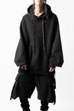 画像をギャラリービューアに読み込む, DEFORMATER.® CUTTING EDGE HOODIE / FLEECY HEAT COTTON (BLACK)