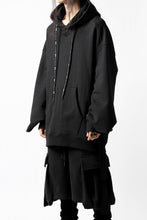 画像をギャラリービューアに読み込む, DEFORMATER.® CUTTING EDGE HOODIE / FLEECY HEAT COTTON (BLACK)