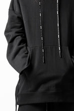 画像をギャラリービューアに読み込む, DEFORMATER.® CUTTING EDGE HOODIE / FLEECY HEAT COTTON (BLACK)