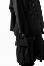 画像をギャラリービューアに読み込む, DEFORMATER.® CUTTING EDGE HOODIE / FLEECY HEAT COTTON (BLACK)