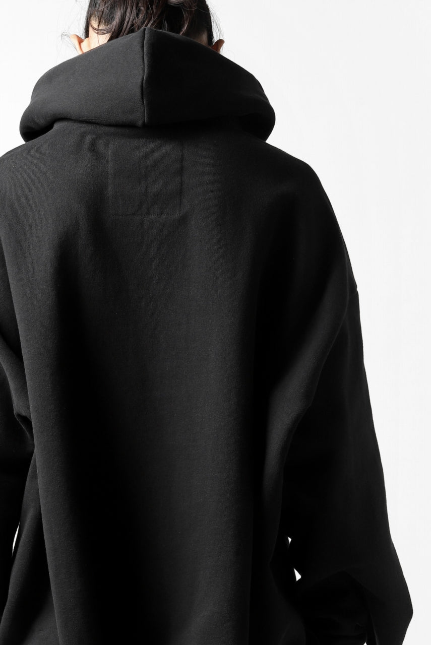 画像をギャラリービューアに読み込む, DEFORMATER.® CUTTING EDGE HOODIE / FLEECY HEAT COTTON (BLACK)