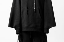 画像をギャラリービューアに読み込む, DEFORMATER.® CUTTING EDGE HOODIE / FLEECY HEAT COTTON (BLACK)