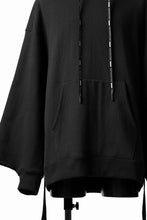 画像をギャラリービューアに読み込む, DEFORMATER.® CUTTING EDGE HOODIE / FLEECY HEAT COTTON (BLACK)