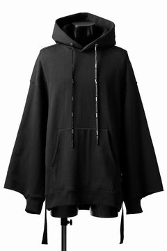 画像をギャラリービューアに読み込む, DEFORMATER.® CUTTING EDGE HOODIE / FLEECY HEAT COTTON (BLACK)