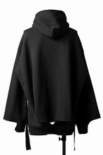 画像をギャラリービューアに読み込む, DEFORMATER.® CUTTING EDGE HOODIE / FLEECY HEAT COTTON (BLACK)