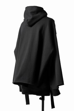 画像をギャラリービューアに読み込む, DEFORMATER.® CUTTING EDGE HOODIE / FLEECY HEAT COTTON (BLACK)