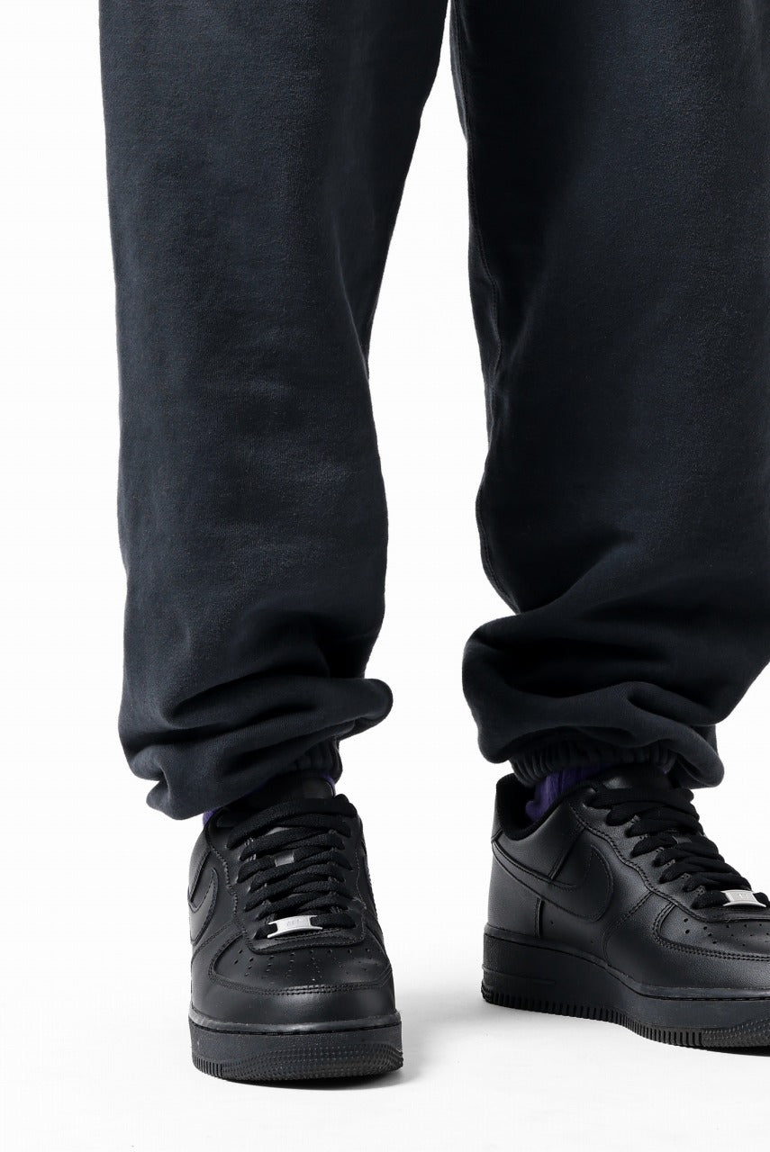 画像をギャラリービューアに読み込む, DEFORMATER.® THREE PROCESSING SWEAT JOGGER PANT - DYED/BIO/FROST EFFECT (VINTAGE BLACK)