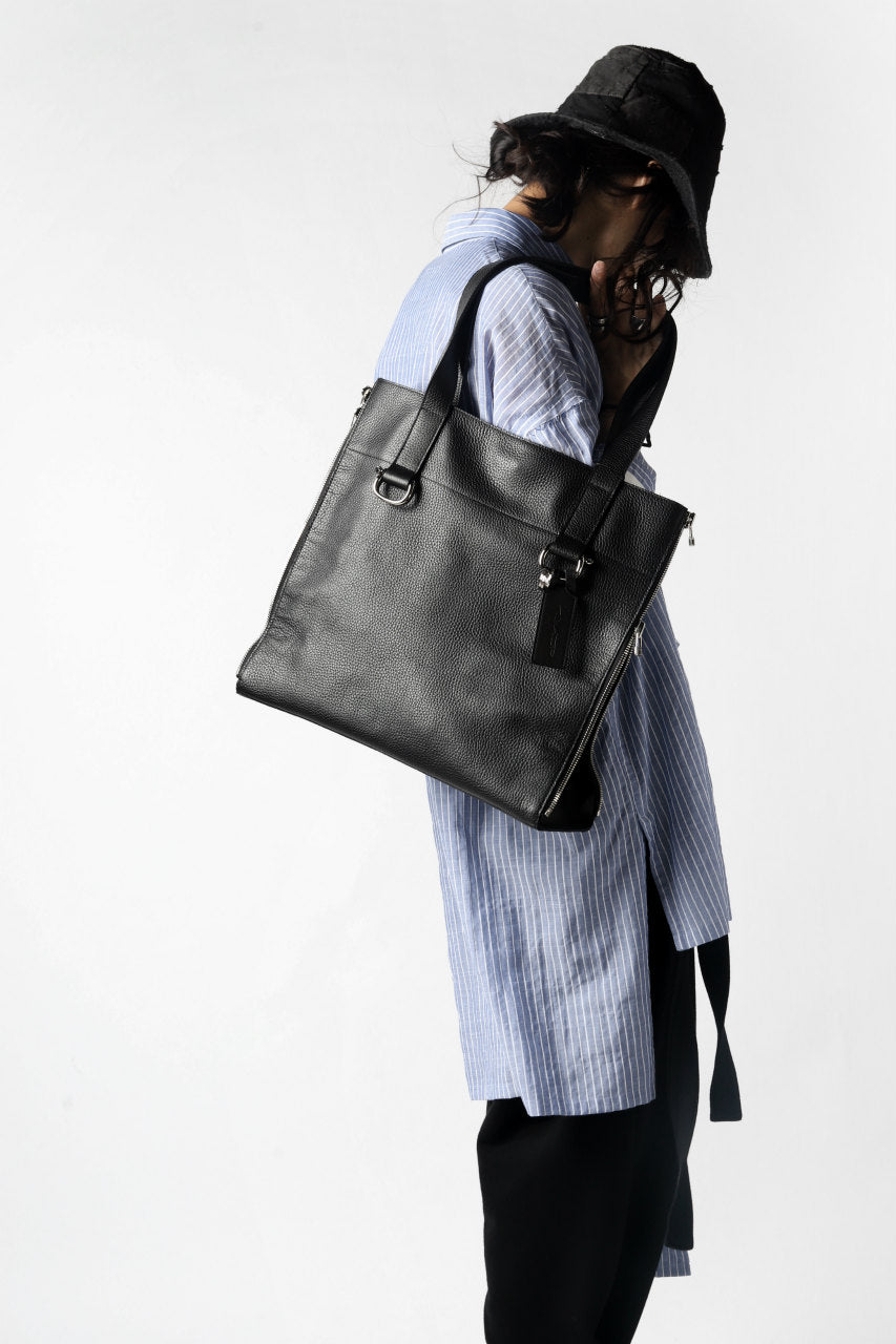 画像をギャラリービューアに読み込む, discord Yohji Yamamoto ZIP TOTE BAG (BLACK)