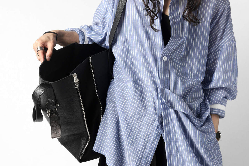 画像をギャラリービューアに読み込む, discord Yohji Yamamoto ZIP TOTE BAG (BLACK)