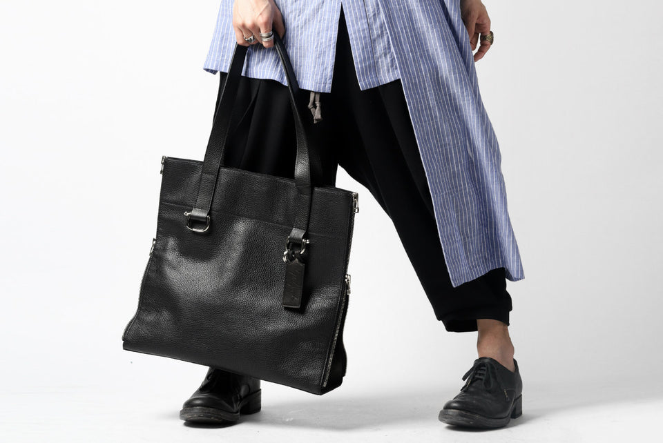 画像をギャラリービューアに読み込む, discord Yohji Yamamoto ZIP TOTE BAG (BLACK)