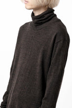 画像をギャラリービューアに読み込む, KLASICA SMOKE SMOOTH TURTLE NECK PULL / JACQUARD KNIT JERSEY (DARK OLIVE)