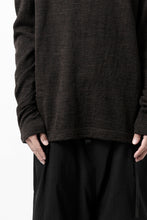 画像をギャラリービューアに読み込む, KLASICA SMOKE SMOOTH TURTLE NECK PULL / JACQUARD KNIT JERSEY (DARK OLIVE)