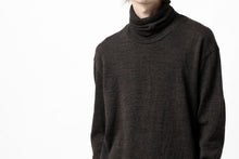 画像をギャラリービューアに読み込む, KLASICA SMOKE SMOOTH TURTLE NECK PULL / JACQUARD KNIT JERSEY (DARK OLIVE)