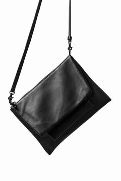 画像をギャラリービューアに読み込む, discord Yohji Yamamoto TRIPLE CLUTCH SHOULDER BAG (BLACK)