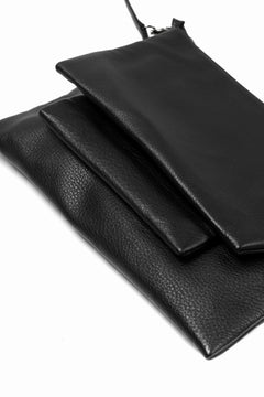 画像をギャラリービューアに読み込む, discord Yohji Yamamoto TRIPLE CLUTCH SHOULDER BAG (BLACK)