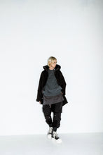 画像をギャラリービューアに読み込む, A.F ARTEFACT "LIGHT-WARMER" MODS COAT / FLEECE BONDING NYLON (BLACK)