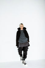 画像をギャラリービューアに読み込む, A.F ARTEFACT "LIGHT-WARMER" MODS COAT / FLEECE BONDING NYLON (BLACK)