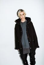 画像をギャラリービューアに読み込む, A.F ARTEFACT "LIGHT-WARMER" MODS COAT / FLEECE BONDING NYLON (BLACK)