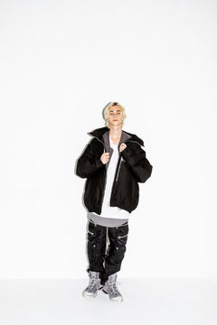 画像をギャラリービューアに読み込む, A.F ARTEFACT -SEPARATION- ZIP CARGO PANTS / LUXURY NYLON (BLACK)