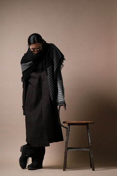 画像をギャラリービューアに読み込む, forme d'expression Mambo Graphic Plaid Stole (Mono)