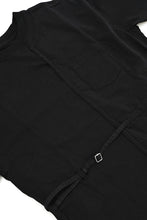 画像をギャラリービューアに読み込む, FACETASM ASSYMETRICAL BELTED LS TOP (BLACK)