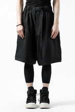 画像をギャラリービューアに読み込む, Y-3 Yohji Yamamoto CLASSIC TAILOR SHORT PANTS / POLY TWILL (BLACK)