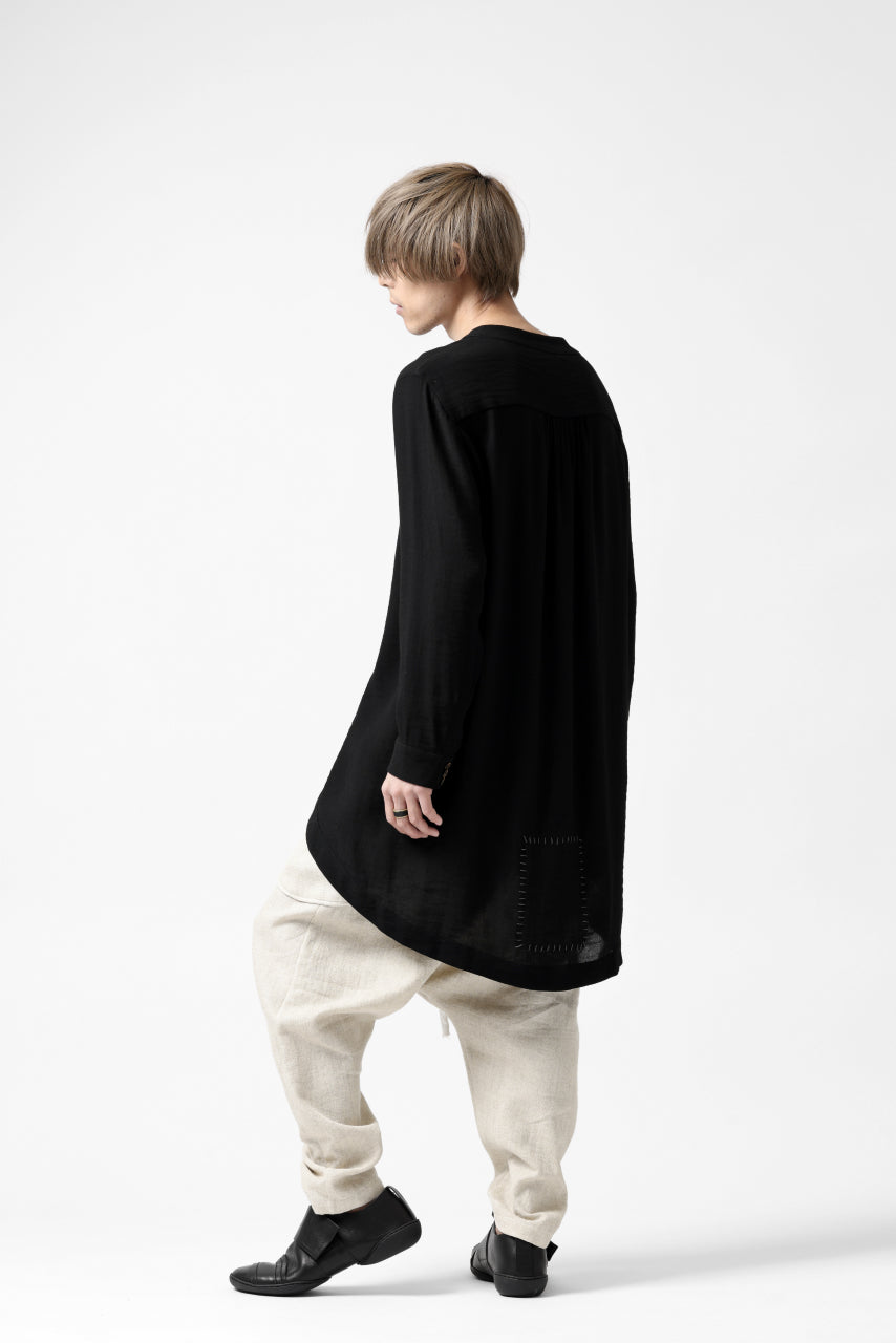 画像をギャラリービューアに読み込む, SOSNOVSKA OPEN SOFT SHIRT (BLACK)