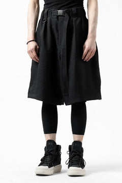 画像をギャラリービューアに読み込む, Y-3 Yohji Yamamoto CLASSIC TAILOR SHORT PANTS / POLY TWILL (BLACK)