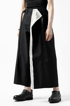 画像をギャラリービューアに読み込む, Y's BANG ON! No.149 2WAY WRAPWAIST PANTS (BLACK)