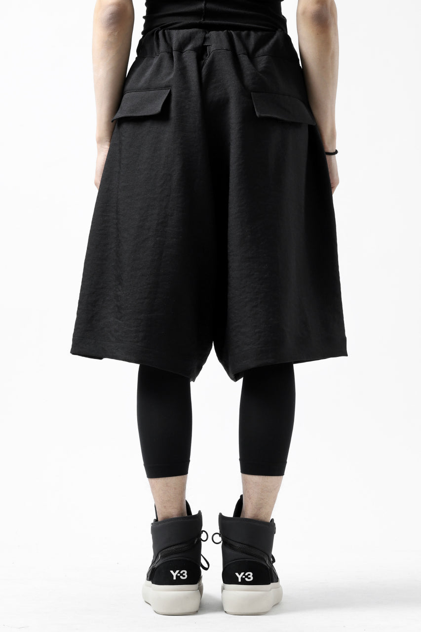 画像をギャラリービューアに読み込む, Y-3 Yohji Yamamoto CLASSIC TAILOR SHORT PANTS / POLY TWILL (BLACK)
