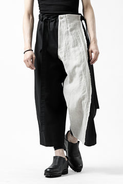 画像をギャラリービューアに読み込む, Y's BANG ON! No.149 2WAY WRAPWAIST PANTS (BLACK)