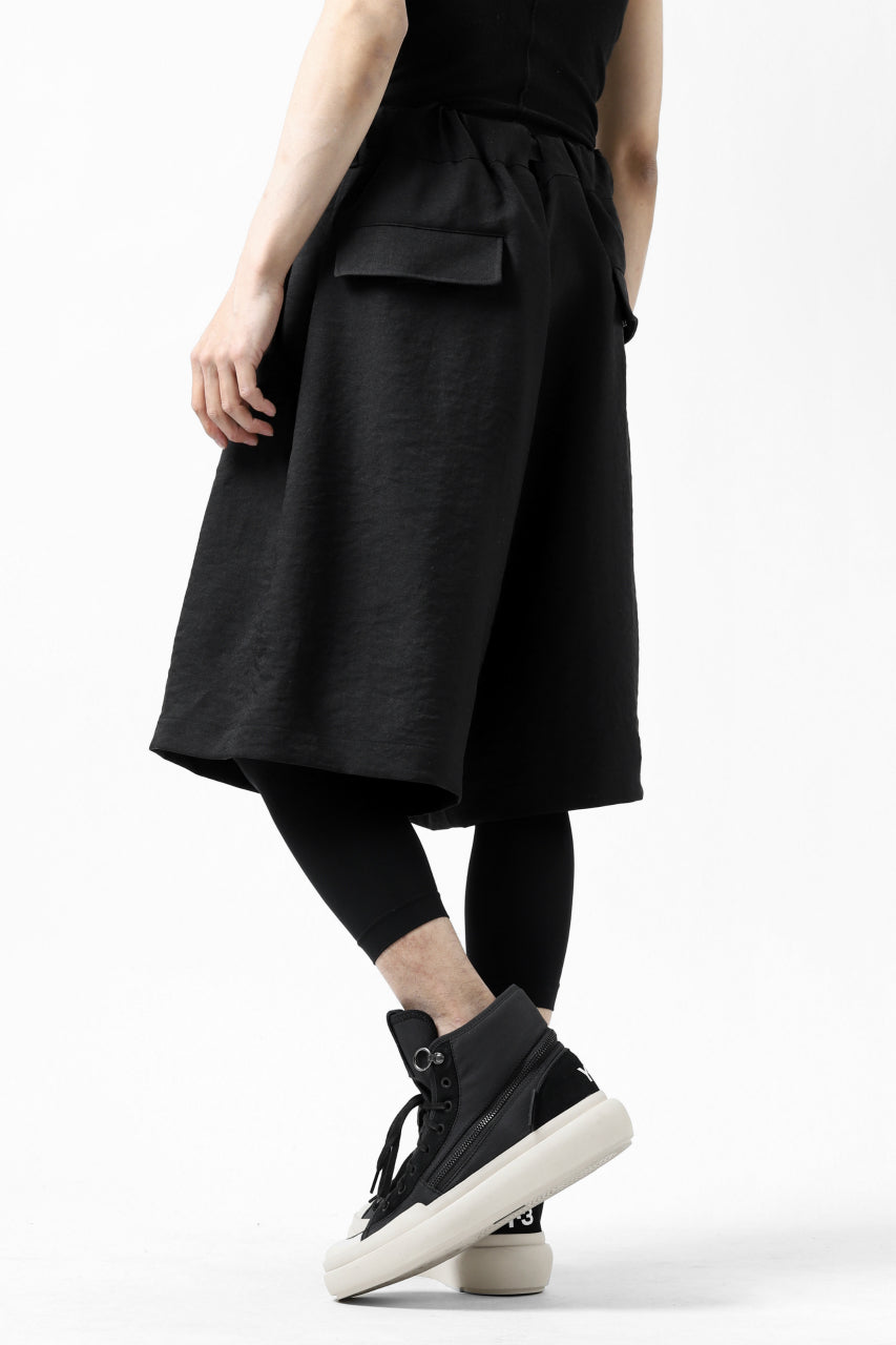 画像をギャラリービューアに読み込む, Y-3 Yohji Yamamoto CLASSIC TAILOR SHORT PANTS / POLY TWILL (BLACK)