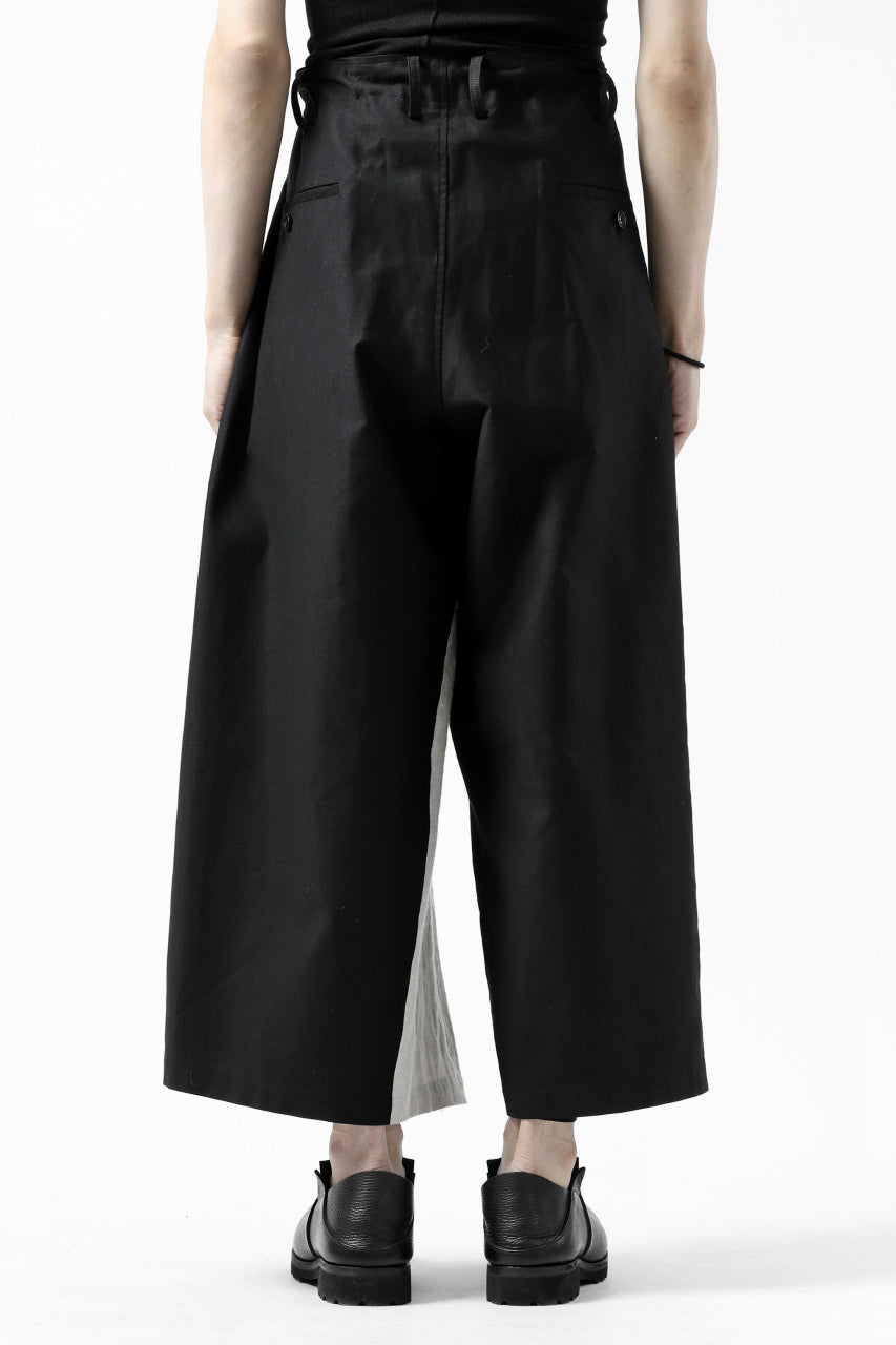 画像をギャラリービューアに読み込む, Y's BANG ON! No.149 2WAY WRAPWAIST PANTS (BLACK)