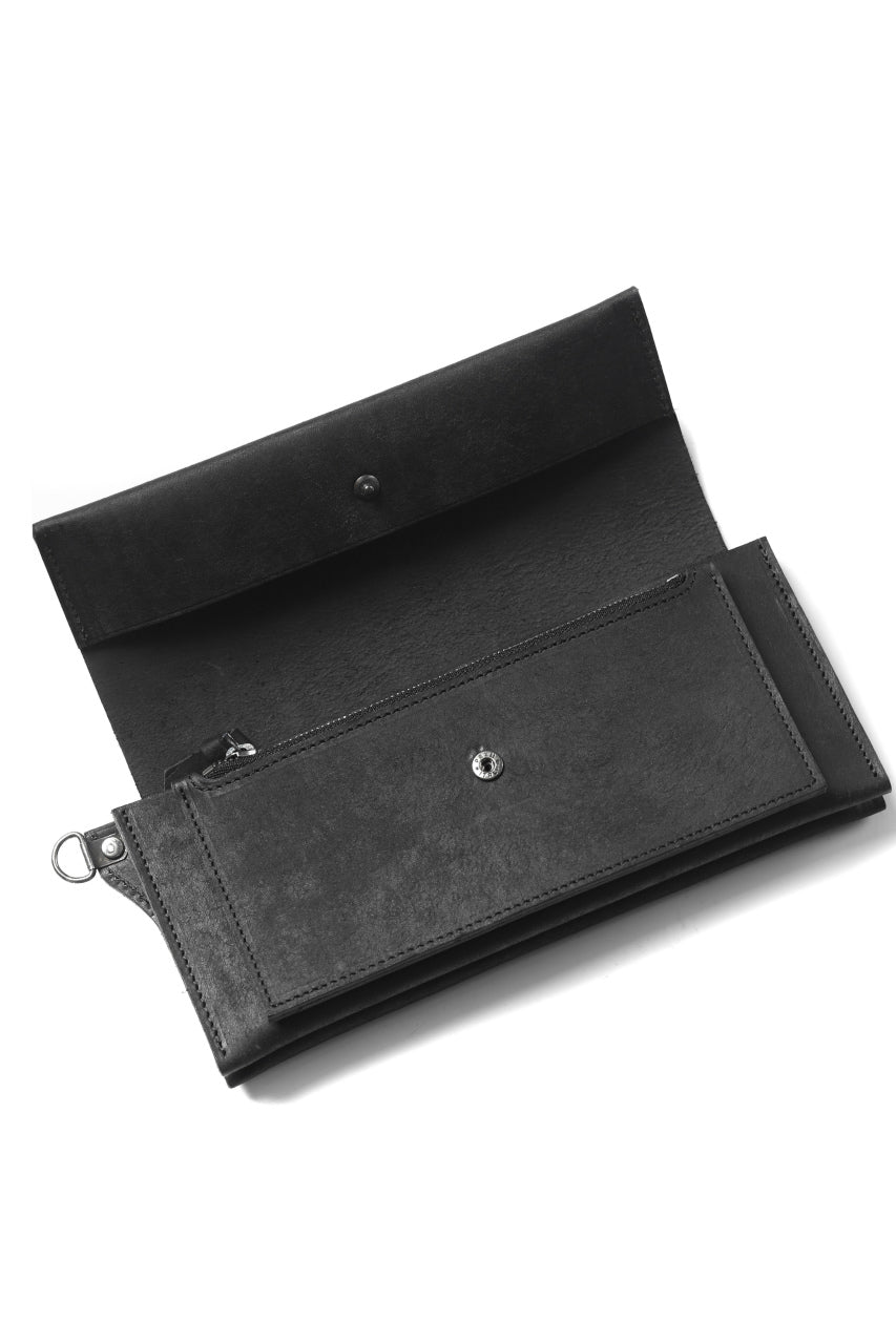 画像をギャラリービューアに読み込む, Portaille "Atelier Made" exclusive LONG WALLET / PUEBLO by Badalassi Carlo (BLACK)