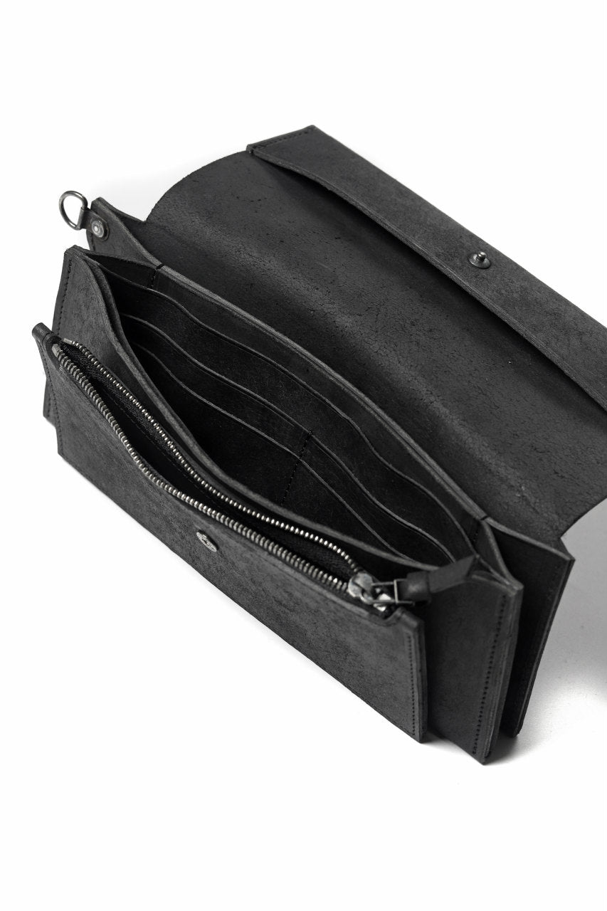 画像をギャラリービューアに読み込む, Portaille "Atelier Made" exclusive LONG WALLET / PUEBLO by Badalassi Carlo (BLACK)
