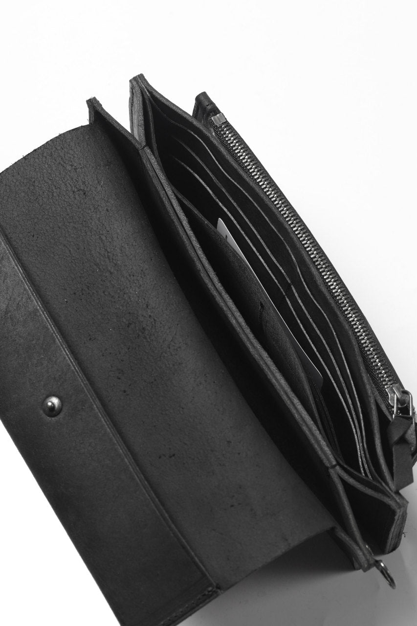 画像をギャラリービューアに読み込む, Portaille "Atelier Made" exclusive LONG WALLET / PUEBLO by Badalassi Carlo (BLACK)
