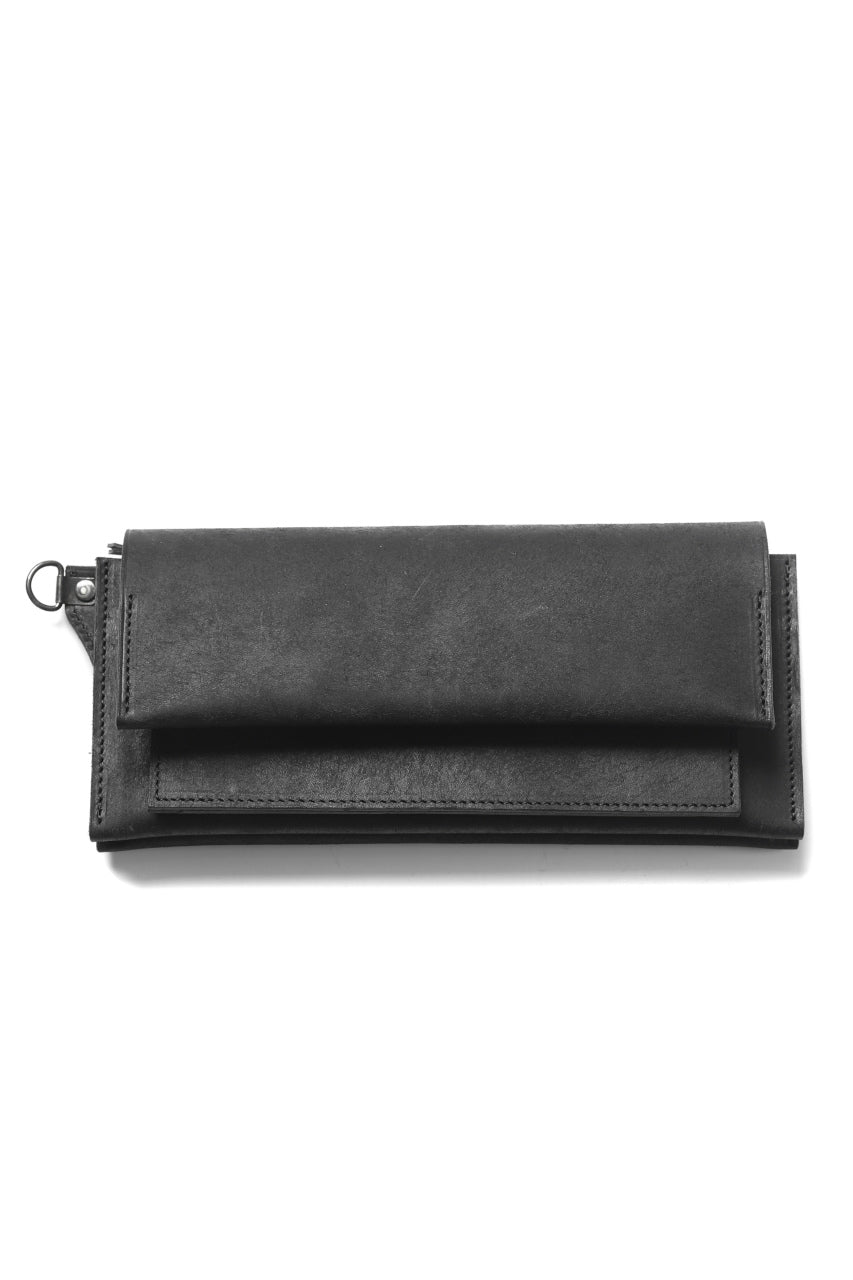 画像をギャラリービューアに読み込む, Portaille "Atelier Made" exclusive LONG WALLET / PUEBLO by Badalassi Carlo (BLACK)