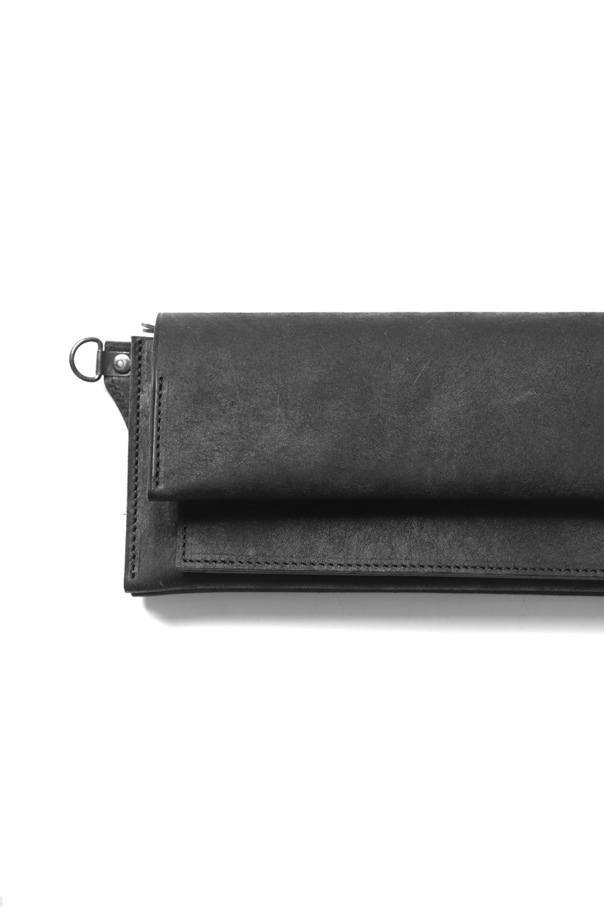 画像をギャラリービューアに読み込む, Portaille "Atelier Made" exclusive LONG WALLET / PUEBLO by Badalassi Carlo (BLACK)