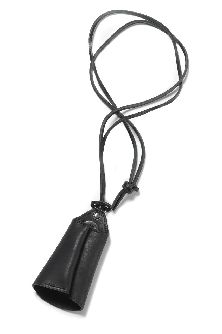 Load image into Gallery viewer, Portaille "Atelier Made" exclusive NECK KEY CASE / PUEBLO by Badalassi Carlo (BLACK)